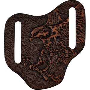 image:imageJustin Mens Genuine Leather Pancake Knife Sheath Eagle With Arrows