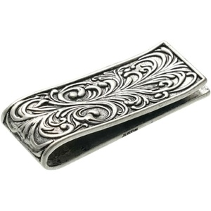 image:imageJustin Mens Money Clip Tooled Design