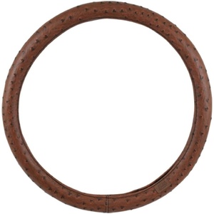 image:imageJustin Truck Steering Wheel Cover Walnut Ostrich Print 155