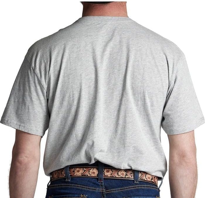 image:imageJustin JG3227 Mens License Plate Flag Shirts Vintage American Style Soft Cotton Casual Fit Short Sleeve Tee