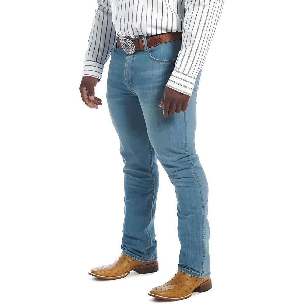 image:imageJustin Mens 1879 J2 Straight Leg JeansLight Wash