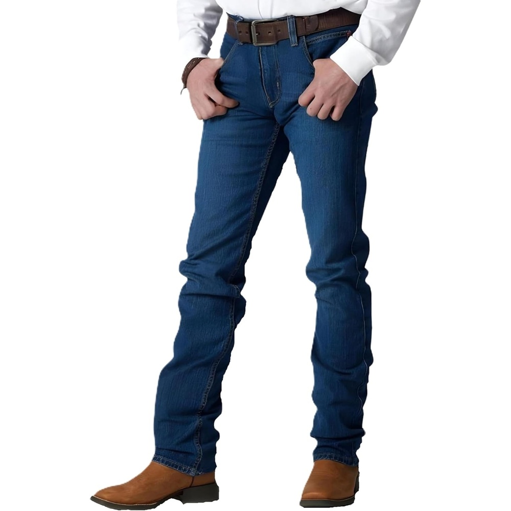 image:imageJustin Mens 1879 J2 Straight Leg JeansMedium Wash
