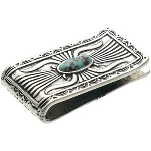 image:imageJustin Mens Money Clip Southwestern Design With Stone