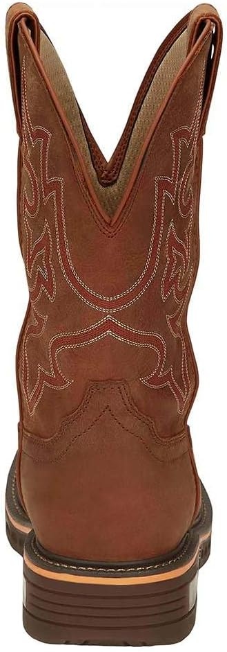 image:imageJustin Boot Company Mens Resistor Russett 13 Russett H20 Soft Toe Square Work BootBrown
