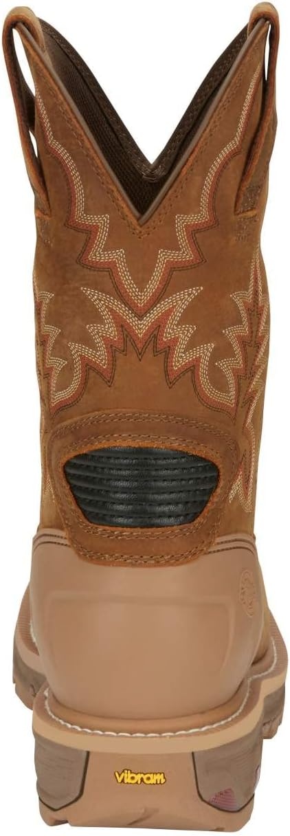 image:imageJustin Mens Commander Montana Waterproof 11 Nano Composite Work BootRust