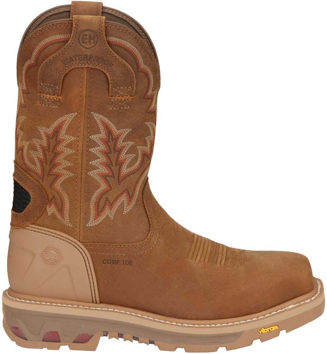image:imageJustin Mens Commander Montana Waterproof 11 Nano Composite Work BootRust