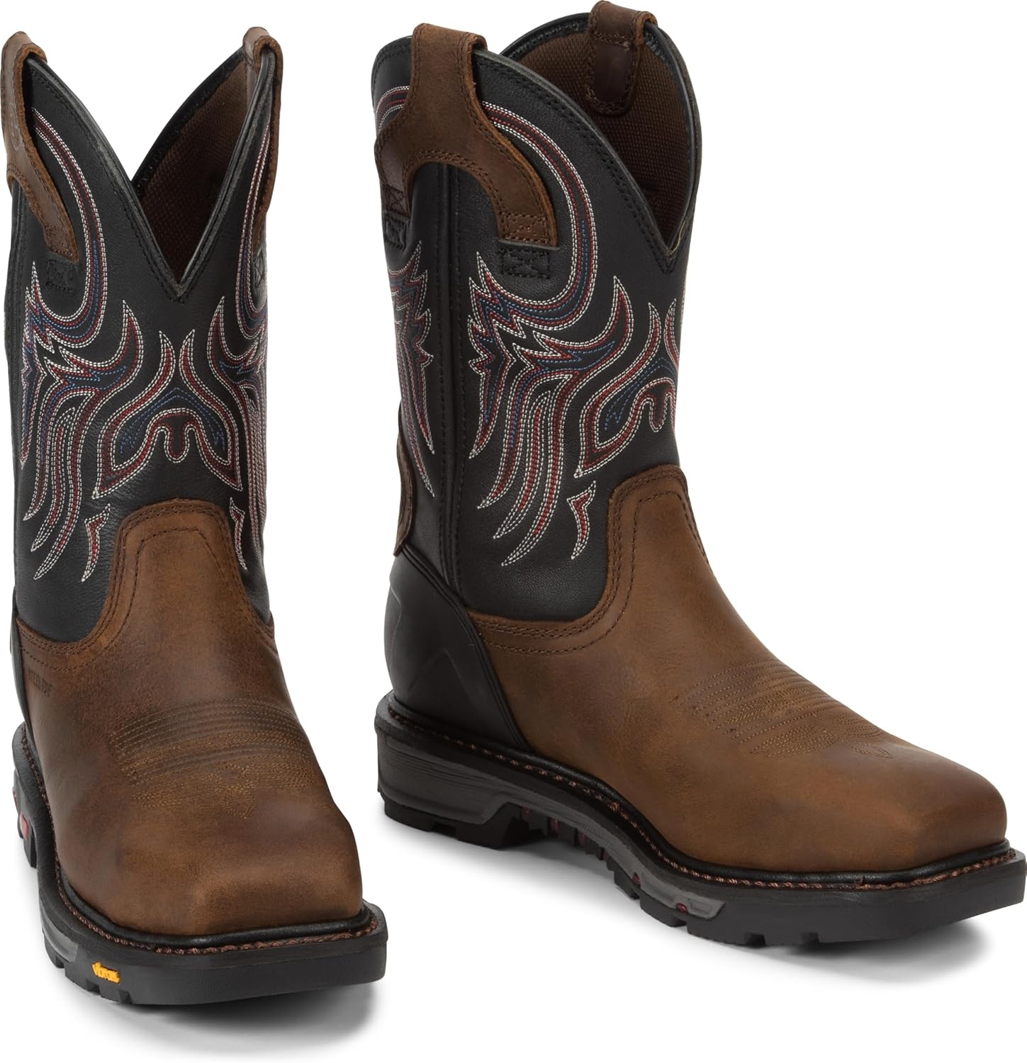 image:imageJustin Tanker 11 Steel Toe Work Boot for Men EH amp ASTM F2413 Rated Oil amp SlipResisting Premium Full Grain Leather UpperWalnut