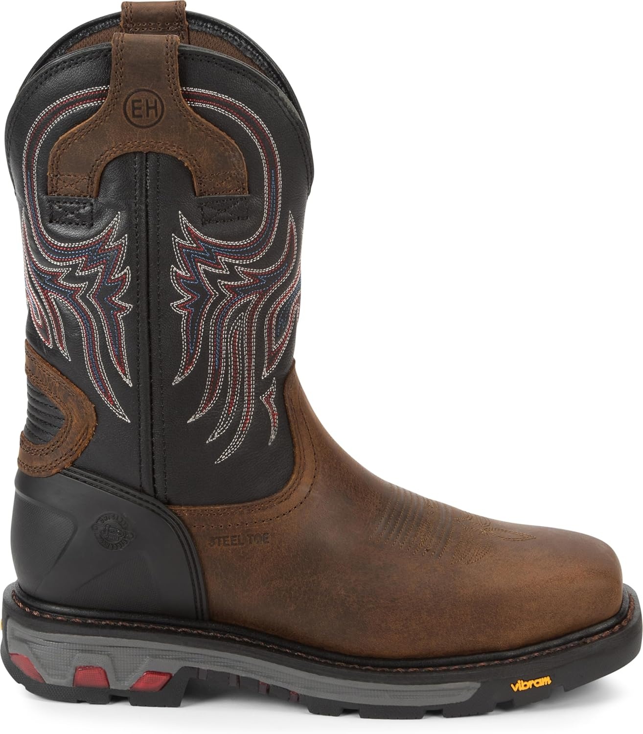 image:imageJustin Tanker 11 Steel Toe Work Boot for Men EH amp ASTM F2413 Rated Oil amp SlipResisting Premium Full Grain Leather UpperWalnut