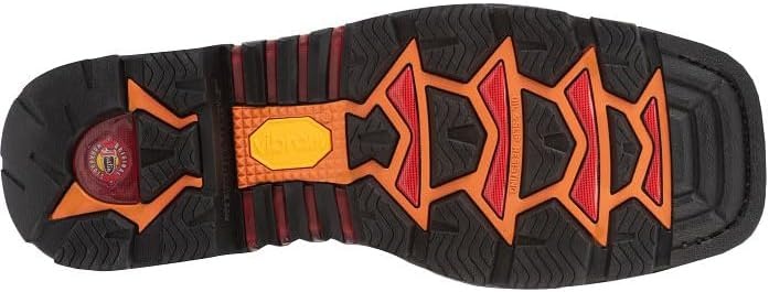 image:imageJustin Work Driscoll 11 Waterproof Met Guard Steel Toe Mens Boots Premium Leather EH ASTM F2413 Rated Vibram OutsolePecan