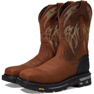 image:imageJUSTIN Boots Mens CR2152 Frontline Hiviz 11 Waterproof Work Boot 115 Brown