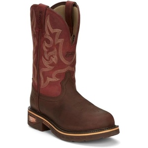 image:imageJustin Boots Mens CR4007 Resistor 11 Waterproof Work BootWhiskey