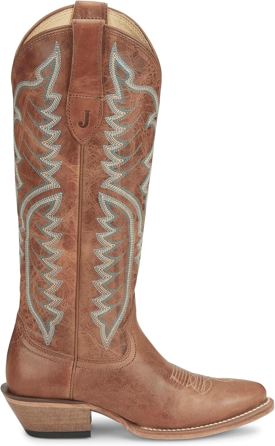 image:imageJustin Boot Company Womens Evelyn Barnwood 15In Top Cowgirl Boot