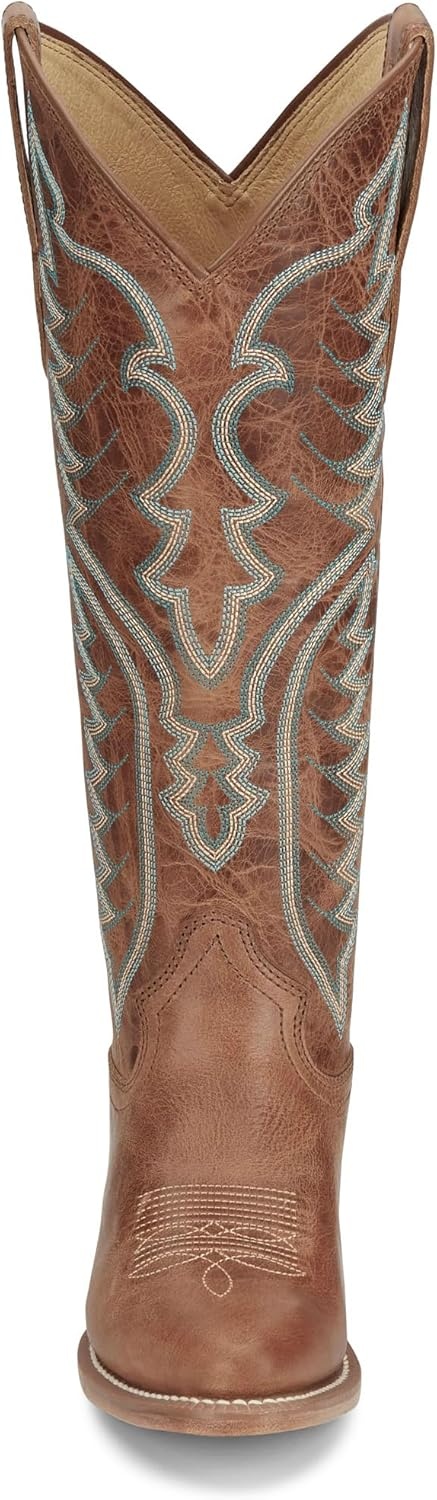 image:imageJustin Boot Company Womens Evelyn Barnwood 15In Top Cowgirl Boot