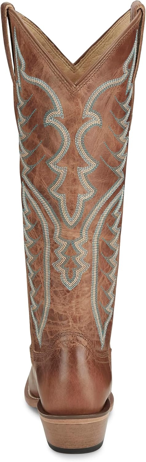 image:imageJustin Boot Company Womens Evelyn Barnwood 15In Top Cowgirl Boot