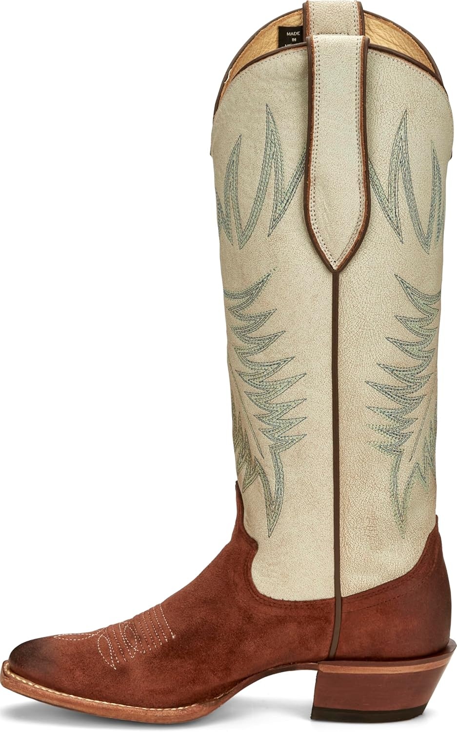 image:imageJustin Clara Vintage 15 Brunette Womens Western Boots JFlex Comfort Insole Single Stitch Welt 158 Cowgirl HeelBrown