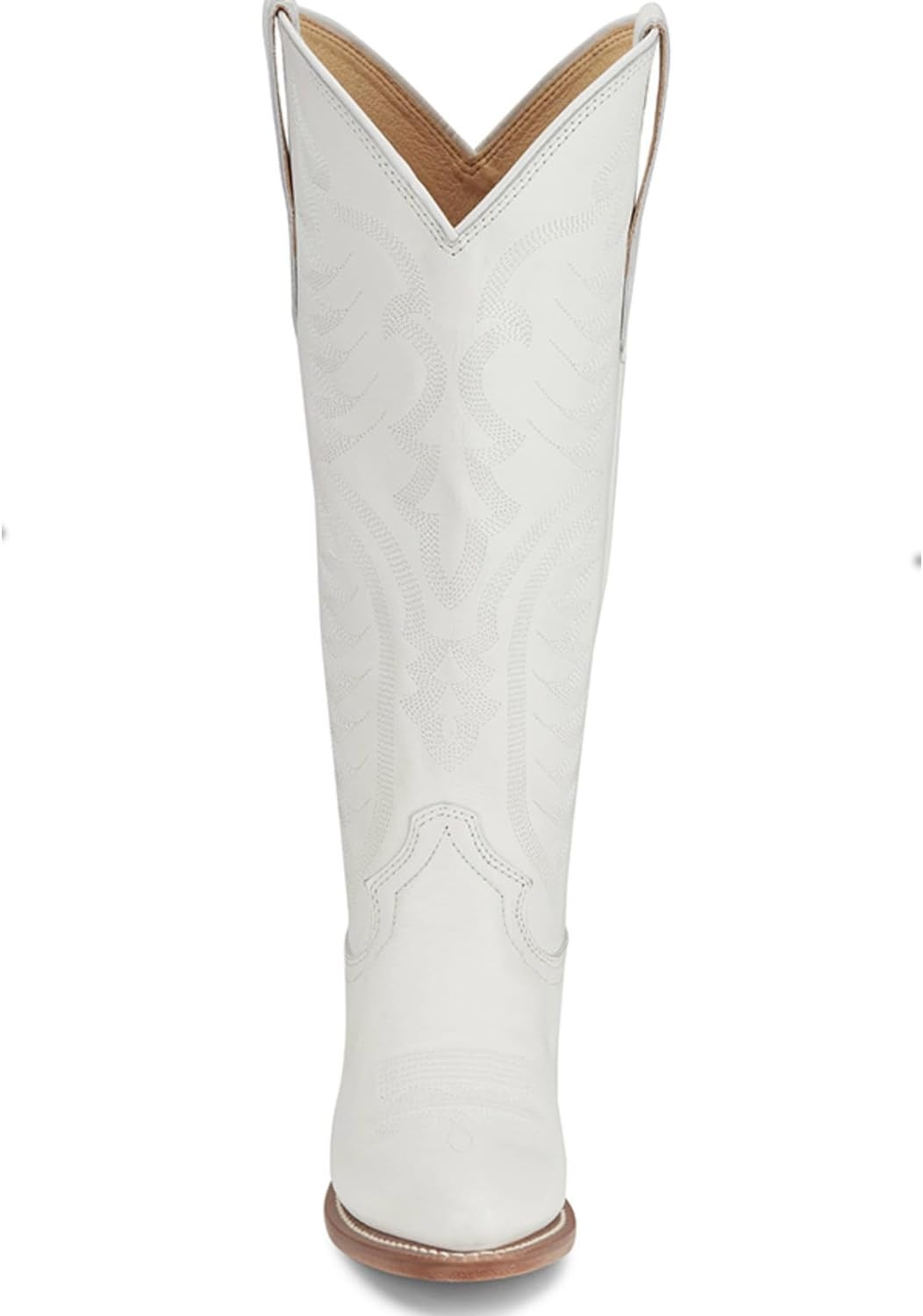 image:imageJustin Evelyn 15 Western Boots for Women Premium Leather Embroidered Design Comfortable Fit Durable Sole Stylish Cowgirl FootwearSnow