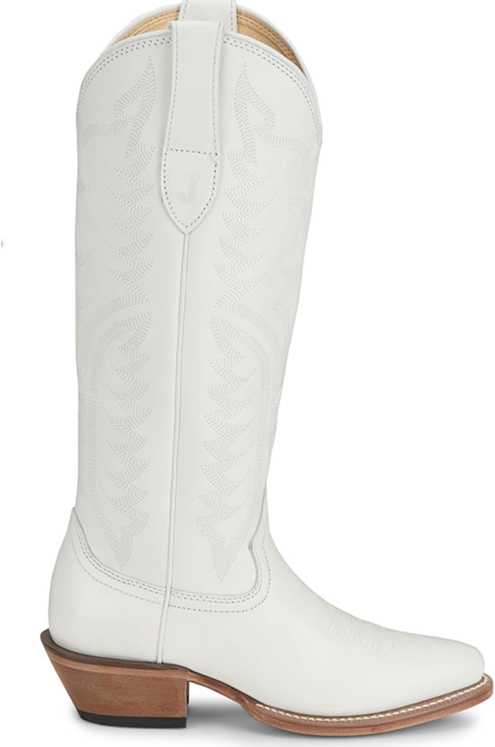 image:imageJustin Evelyn 15 Western Boots for Women Premium Leather Embroidered Design Comfortable Fit Durable Sole Stylish Cowgirl FootwearSnow