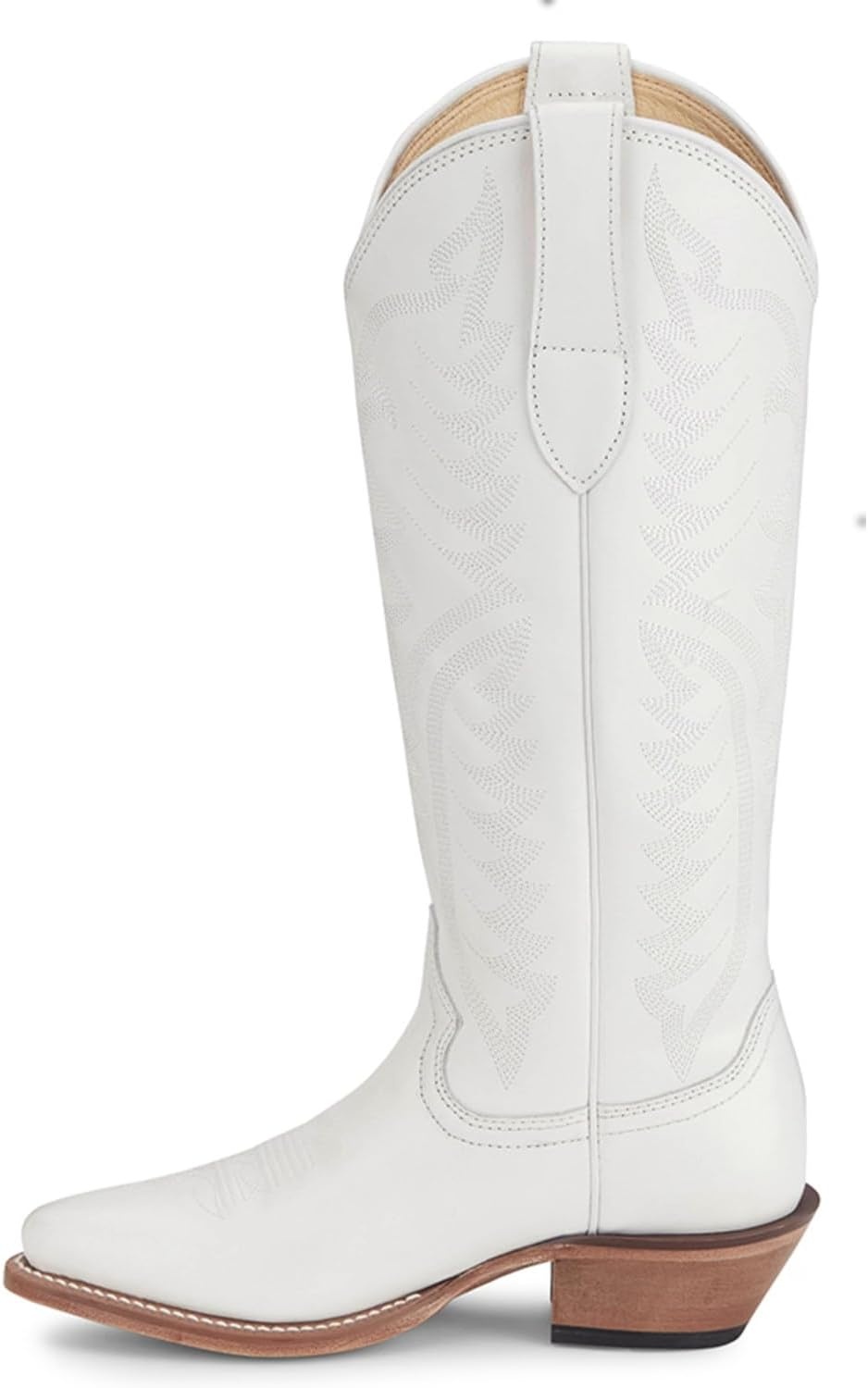 image:imageJustin Evelyn 15 Western Boots for Women Premium Leather Embroidered Design Comfortable Fit Durable Sole Stylish Cowgirl FootwearSnow