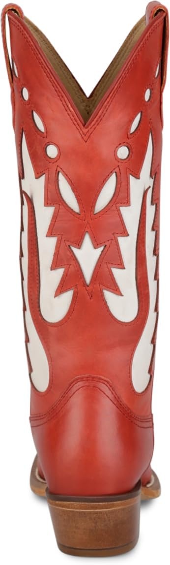 image:imageJustin Faye 13 Western Boots for Women  Vintage Collection  Classic Embroidery Durable Sole and Comfortable Fit for AllDay WearRed