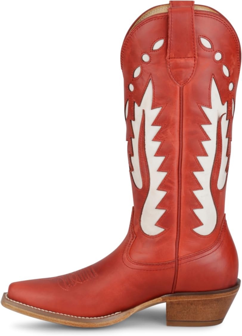 image:imageJustin Faye 13 Western Boots for Women  Vintage Collection  Classic Embroidery Durable Sole and Comfortable Fit for AllDay WearRed