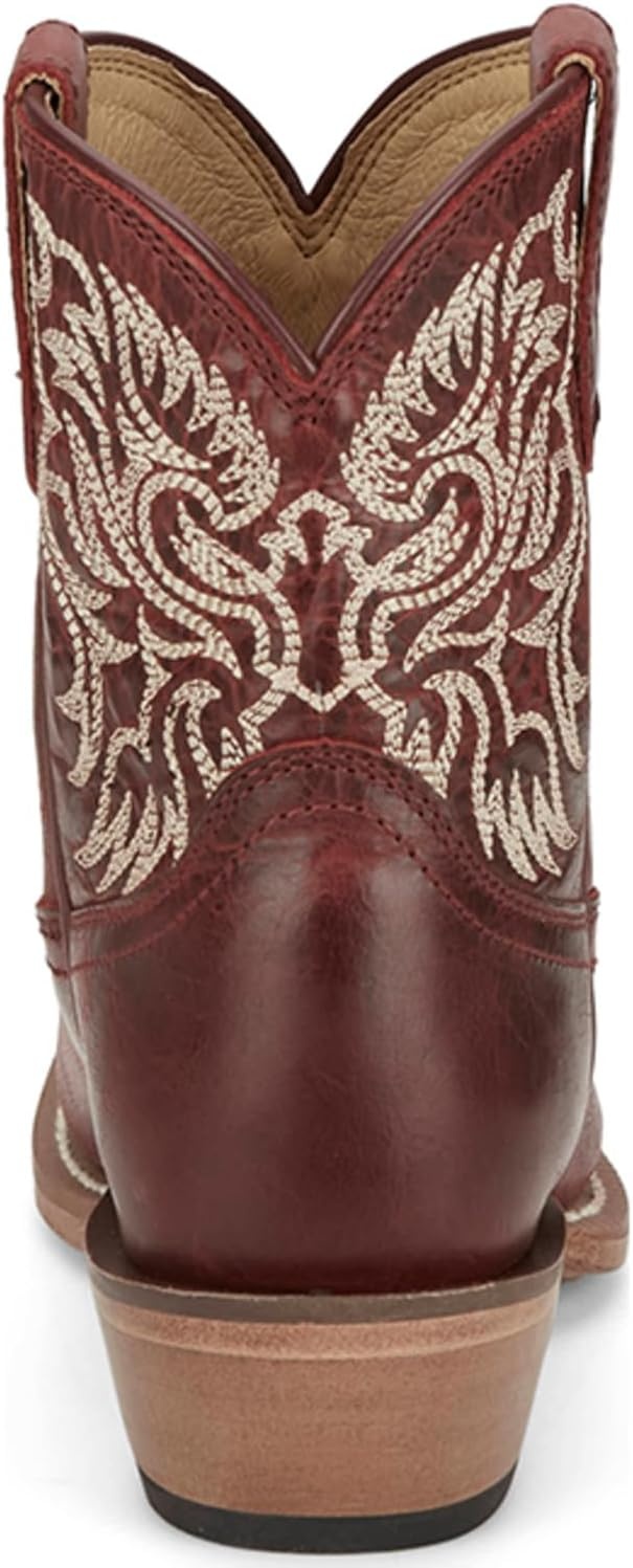 image:imageJustin Isabella 7 Bootie Womens Stylish Leather Ankle Boots Comfortable amp Durable Perfect for Casual amp Dressy OutfitsRuby