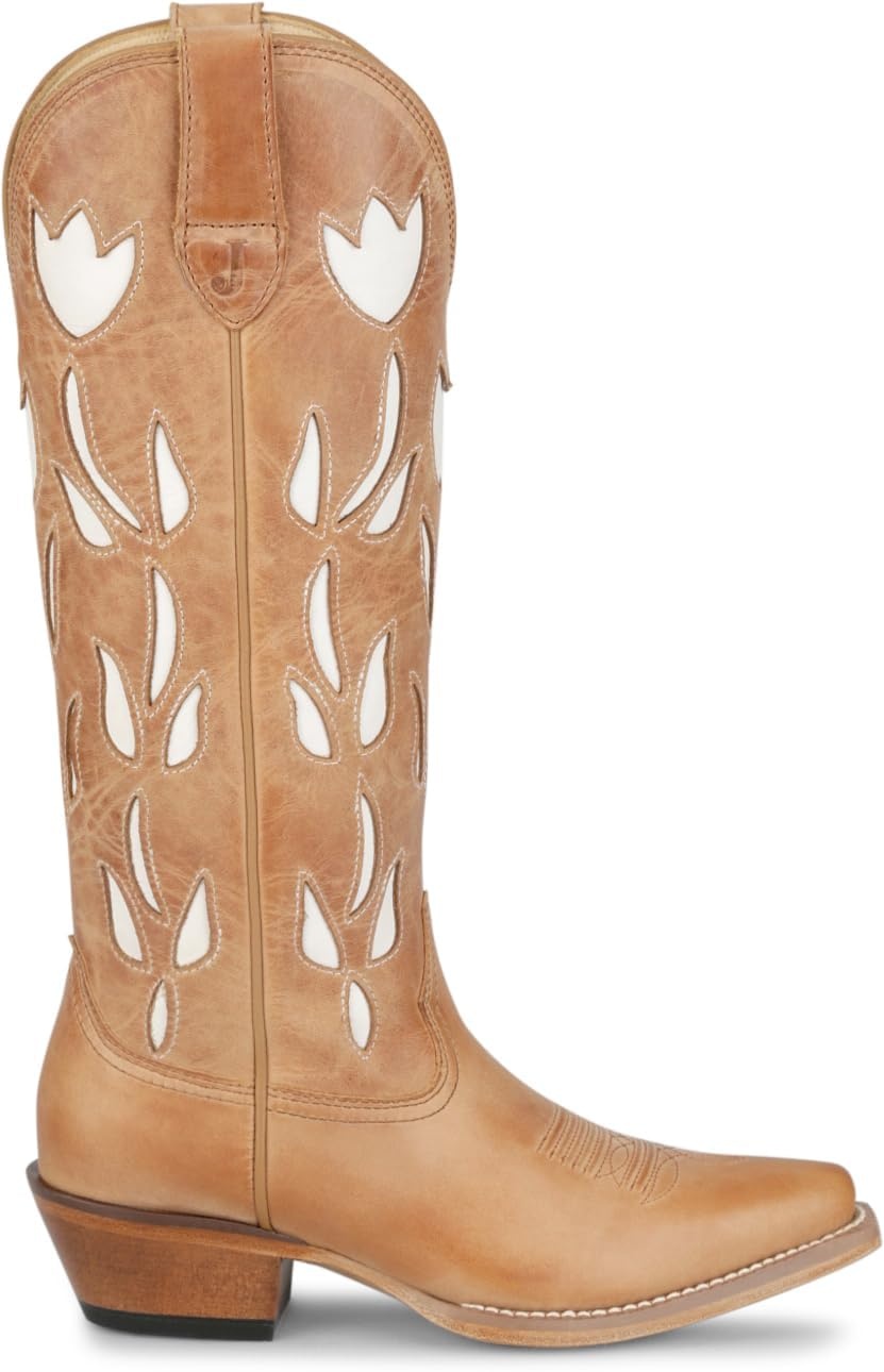 image:imageJustin May 15 Womens Western Boots Vintage Collection Stylish Comfortable Leather Footwear for Casual and Outdoor AdventuresAntique Tan