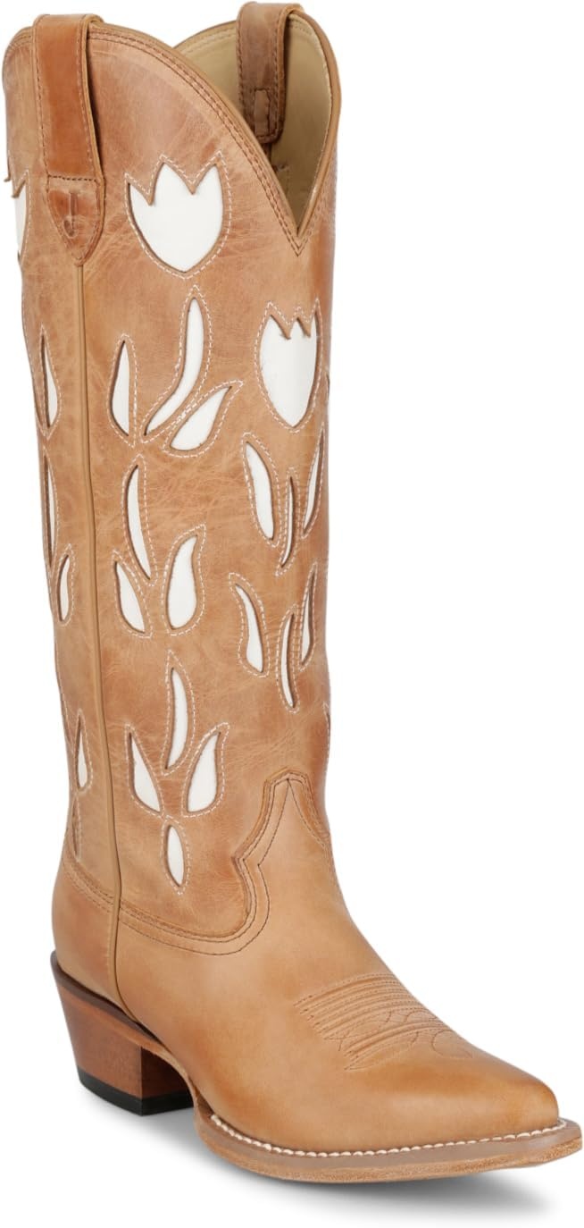 image:imageJustin May 15 Womens Western Boots Vintage Collection Stylish Comfortable Leather Footwear for Casual and Outdoor AdventuresAntique Tan