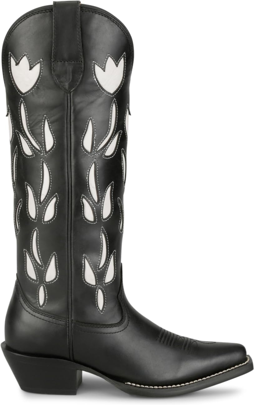 image:imageJustin May 15 Womens Western Boots Vintage Collection Stylish Comfortable Leather Footwear for Casual and Outdoor AdventuresBlack