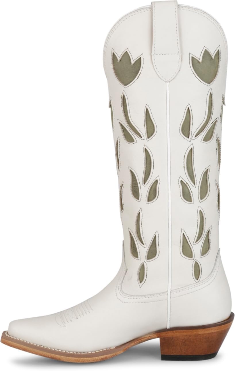 image:imageJustin May 15 Womens Western Boots Vintage Collection Stylish Comfortable Leather Footwear for Casual and Outdoor AdventuresVintage White