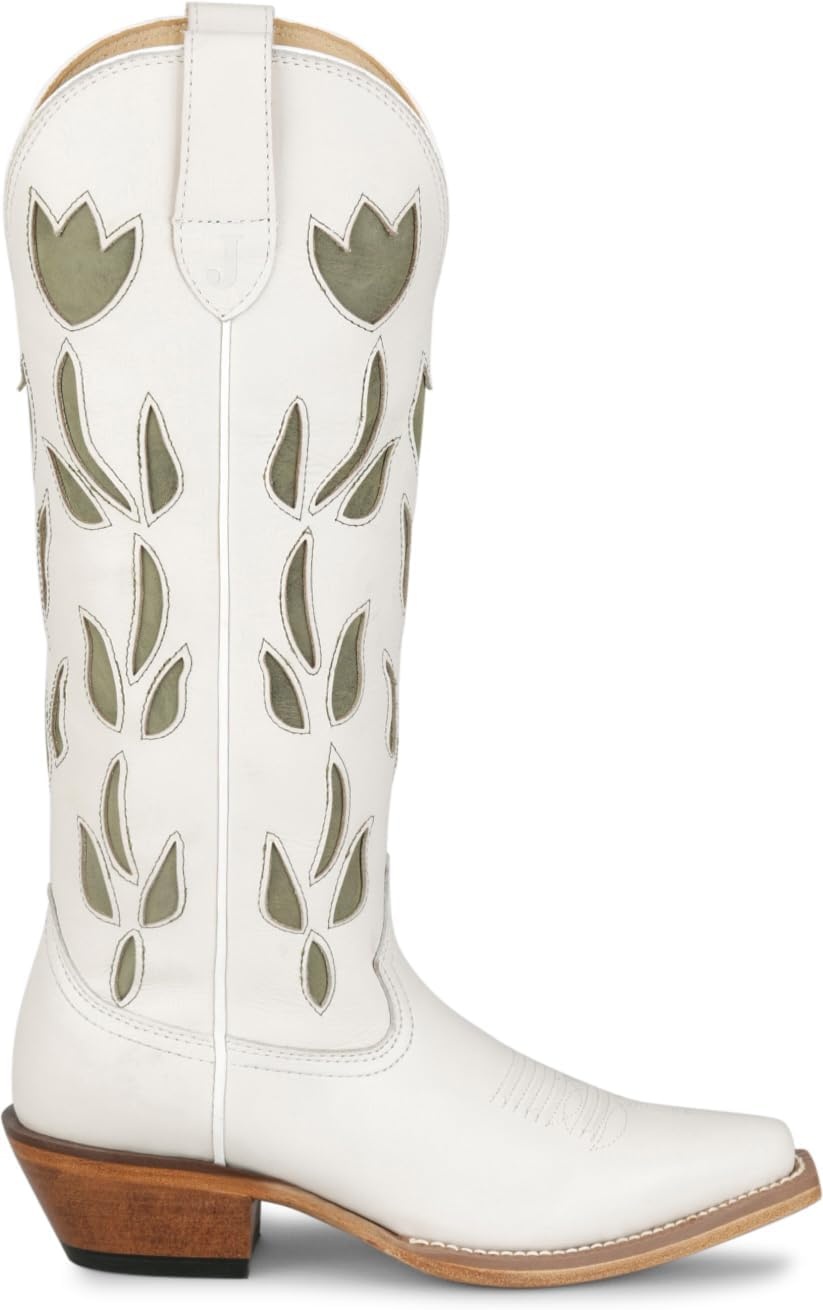 image:imageJustin May 15 Womens Western Boots Vintage Collection Stylish Comfortable Leather Footwear for Casual and Outdoor AdventuresVintage White