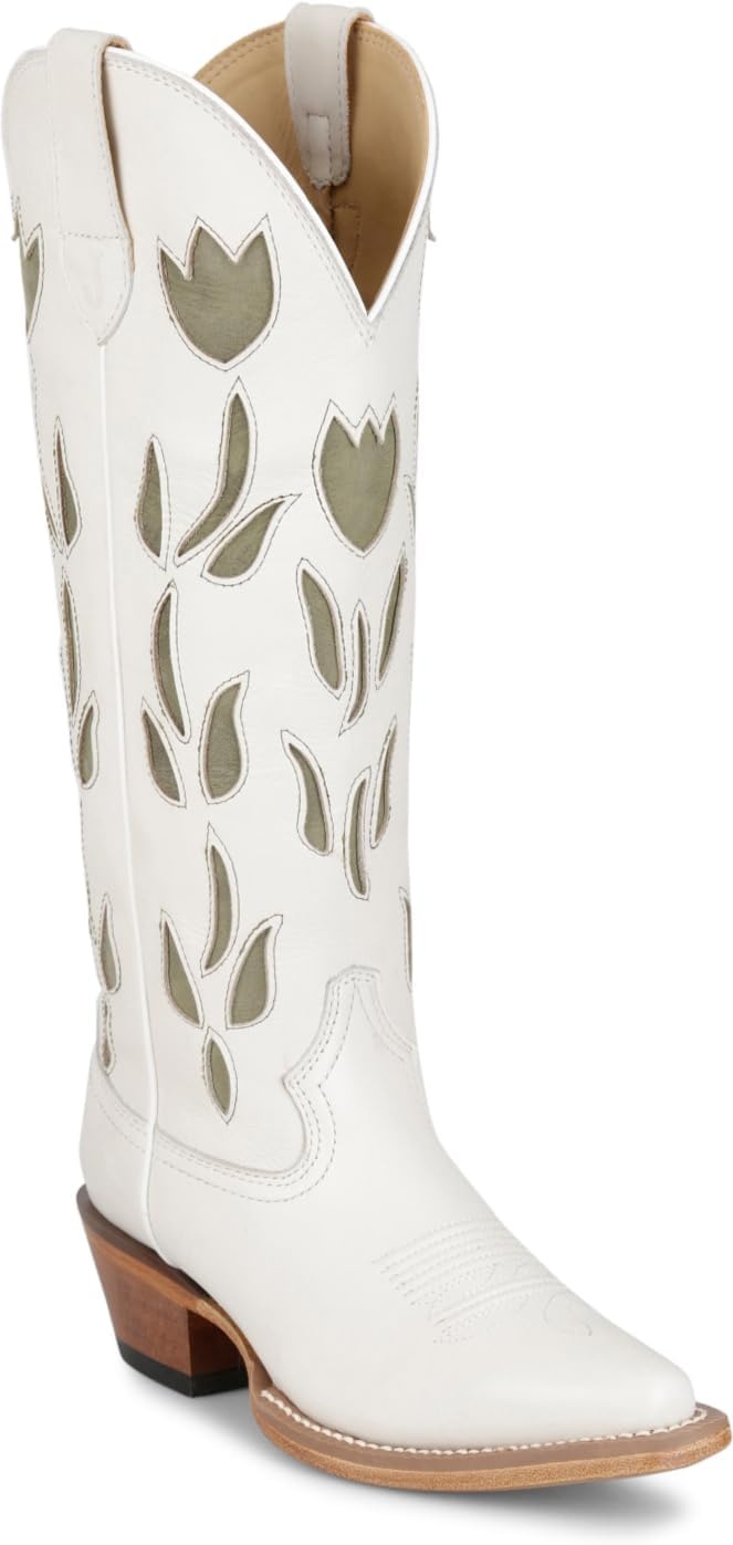 image:imageJustin May 15 Womens Western Boots Vintage Collection Stylish Comfortable Leather Footwear for Casual and Outdoor AdventuresVintage White