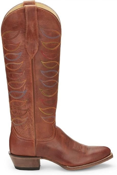image:imageJustin Womens Whitley 15 Medium Round Toe Western BootRustic Amber