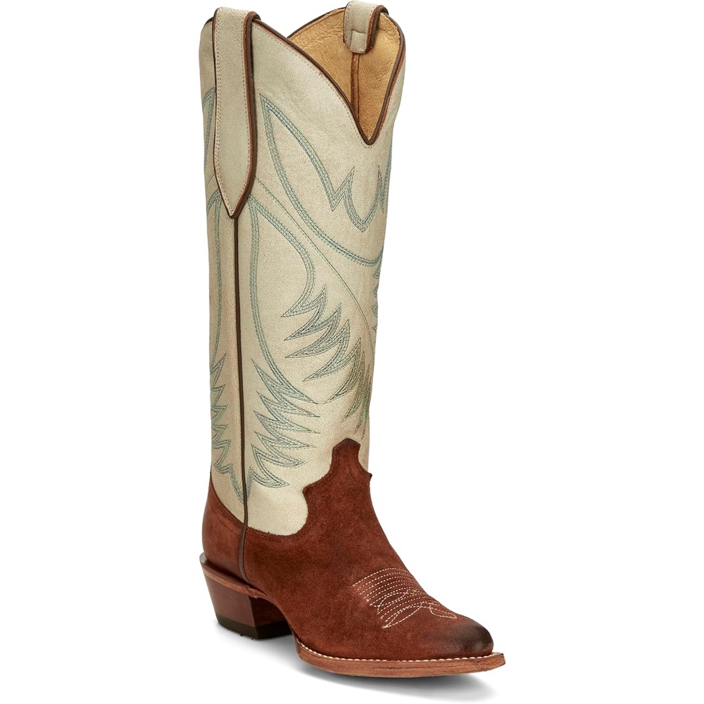 image:imageJustin Clara Vintage 15 Brunette Womens Western Boots JFlex Comfort Insole Single Stitch Welt 158 Cowgirl HeelBrown