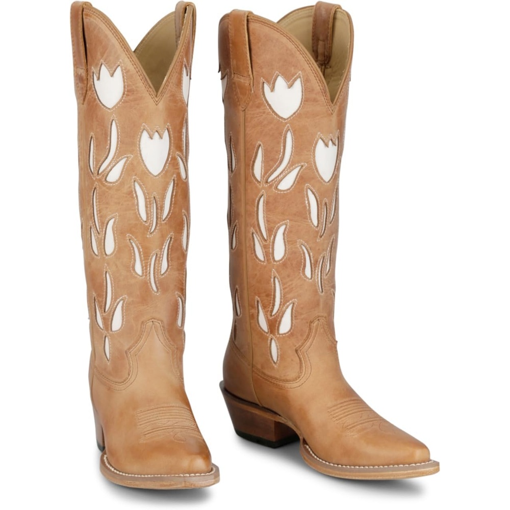image:imageJustin May 15 Womens Western Boots Vintage Collection Stylish Comfortable Leather Footwear for Casual and Outdoor AdventuresAntique Tan