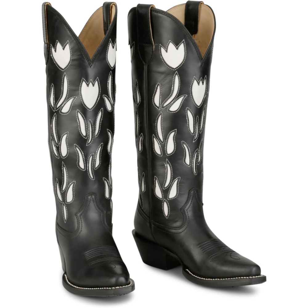 image:imageJustin May 15 Womens Western Boots Vintage Collection Stylish Comfortable Leather Footwear for Casual and Outdoor AdventuresBlack