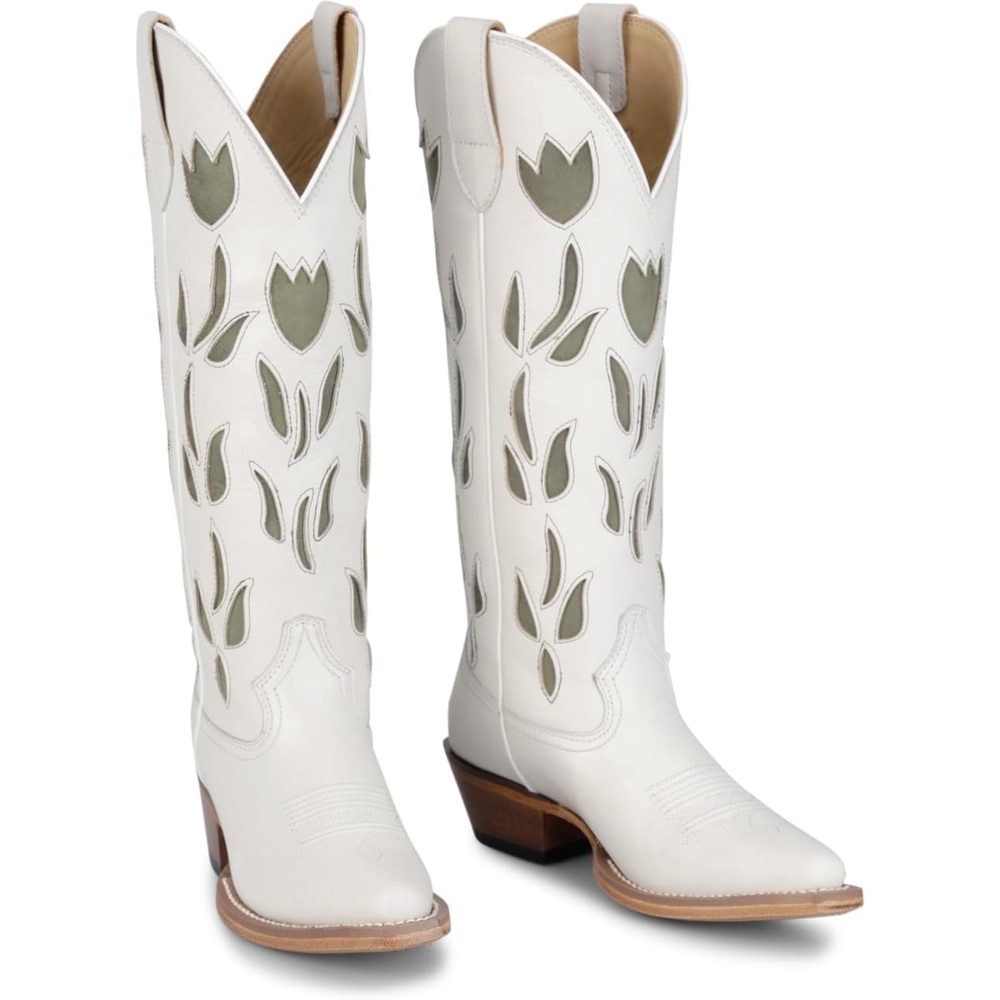 image:imageJustin May 15 Womens Western Boots Vintage Collection Stylish Comfortable Leather Footwear for Casual and Outdoor AdventuresVintage White