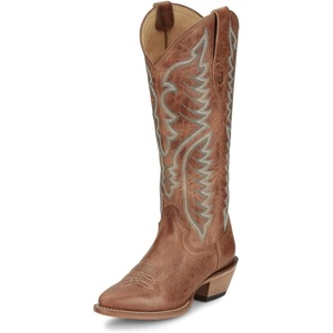 image:imageJustin Boot Company Womens Evelyn Barnwood 15In Top Cowgirl Boot