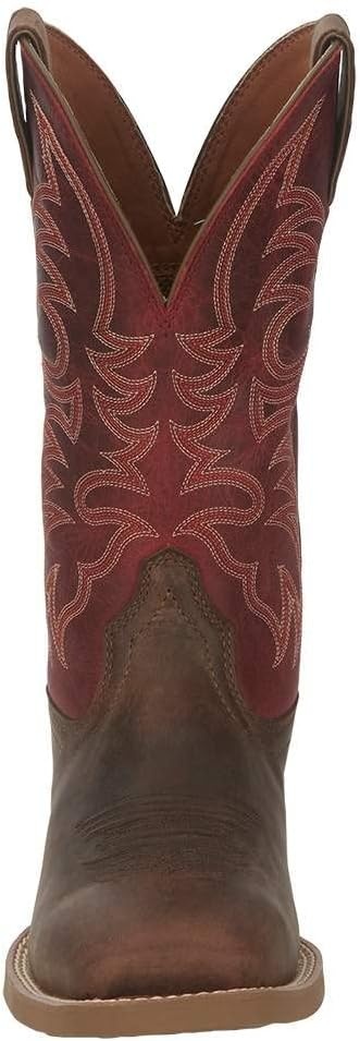 image:imageJustin Boots Mens Muley 12 Inch Western BootMahogany