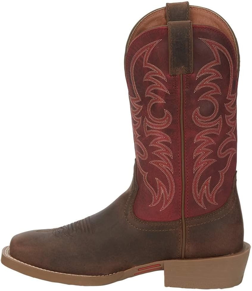 image:imageJustin Boots Mens Muley 12 Inch Western BootMahogany
