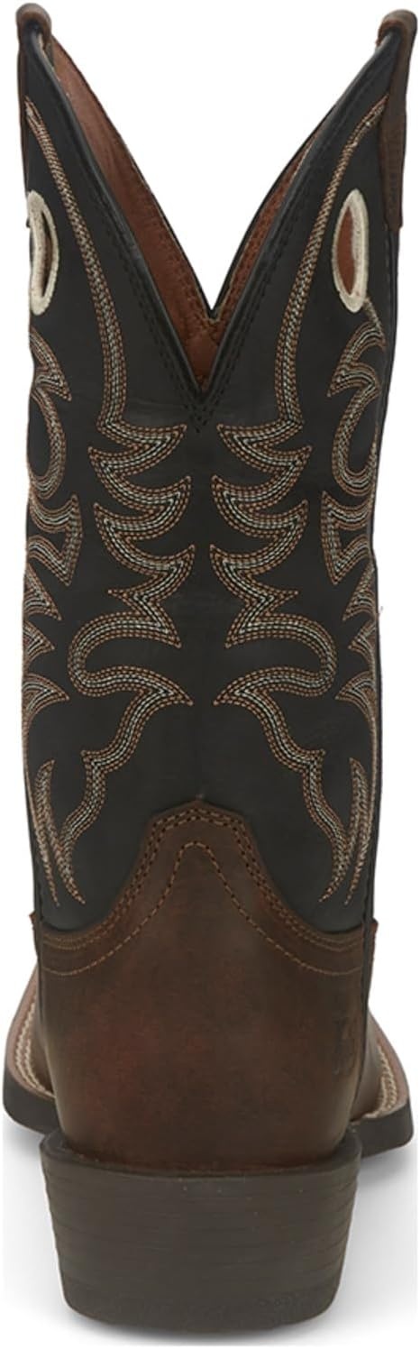image:imageJustin Boots Mens Muley 12 Inch Western BootRoasted Black