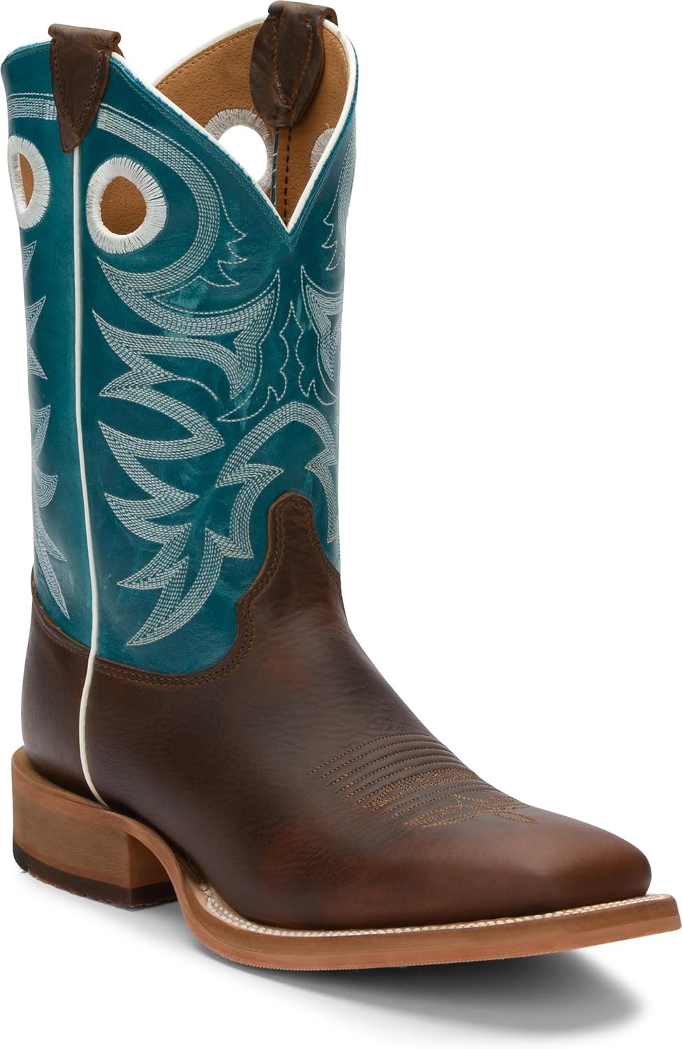 image:imageJustin Drennan 11 Western Boot for Men Premium Leather Cushioned Insole Durable OutsoleChocolate Brown