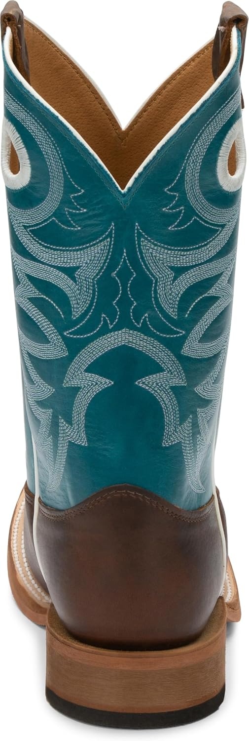 image:imageJustin Drennan 11 Western Boot for Men Premium Leather Cushioned Insole Durable OutsoleChocolate Brown