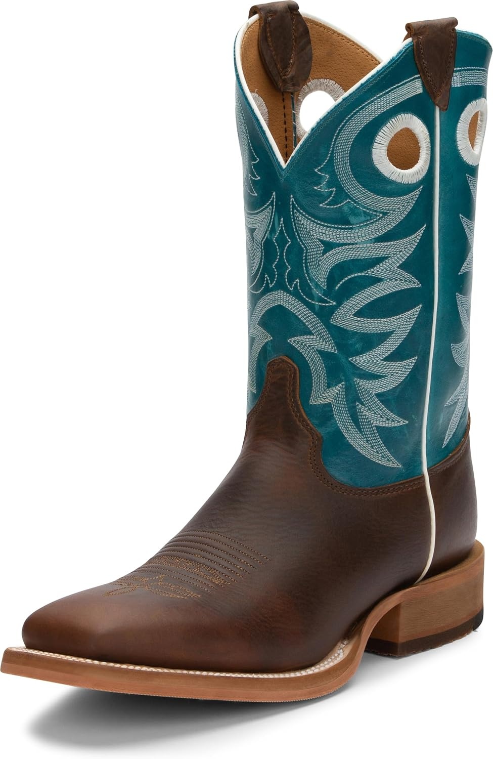 image:imageJustin Drennan 11 Western Boot for Men Premium Leather Cushioned Insole Durable OutsoleChocolate Brown