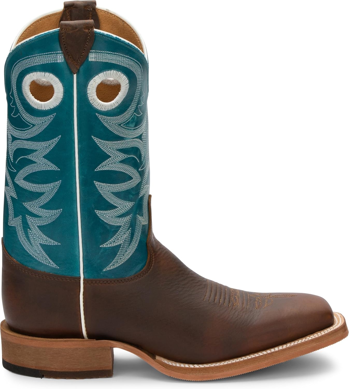 image:imageJustin Drennan 11 Western Boot for Men Premium Leather Cushioned Insole Durable OutsoleChocolate Brown
