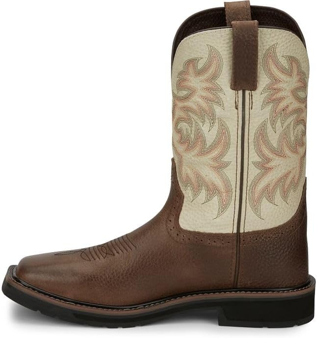 image:imageJustin Driller 11 Work Boot for Men Durable Construction SlipResistant Sole Comfortable FitCopper