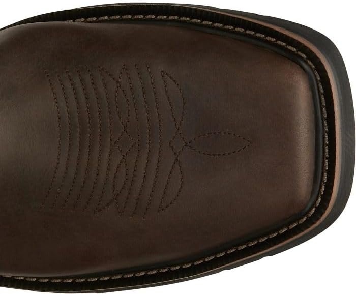 image:imageJustin Driller 11 Work Boot for Men Durable Construction SlipResistant Sole Comfortable FitDark Brown