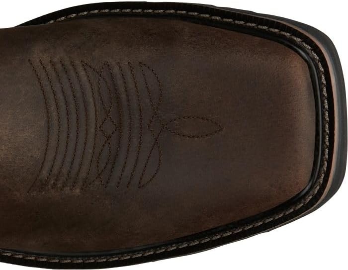 image:imageJustin Driller 11 Work Boot for Men Durable Construction SlipResistant Sole Comfortable FitUmber