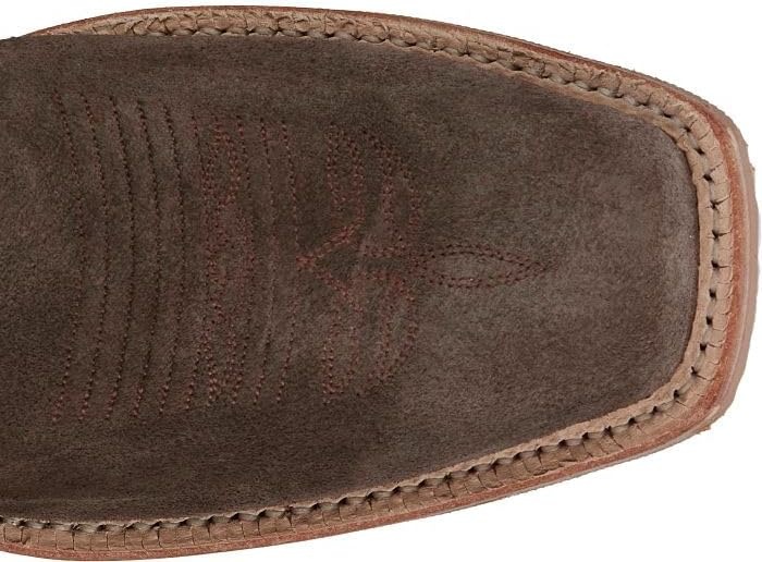 image:imageJustin Fergus 11 Roughout Mens Western Cowboy Boots Durable Leather Classic Style Comfortable FitChocolate