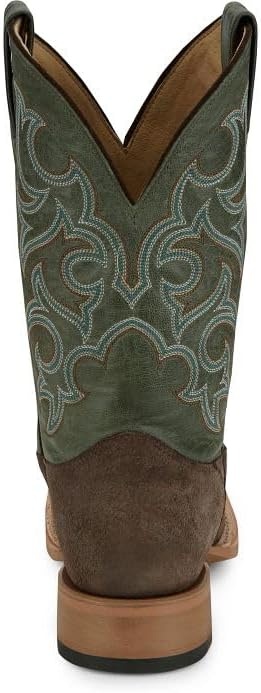 image:imageJustin Fergus 11 Roughout Mens Western Cowboy Boots Durable Leather Classic Style Comfortable FitChocolate