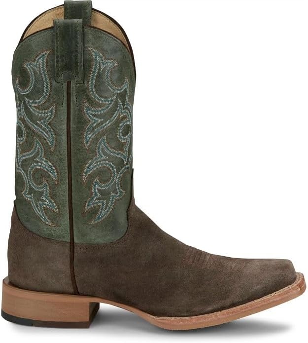 image:imageJustin Fergus 11 Roughout Mens Western Cowboy Boots Durable Leather Classic Style Comfortable FitChocolate